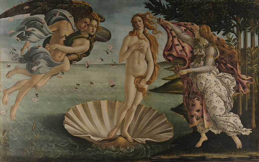 'The Birth of Venus' by Sandro Boticelli